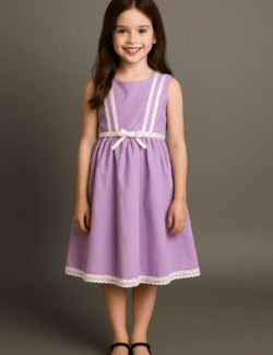 Lilac Charm Baby Dress