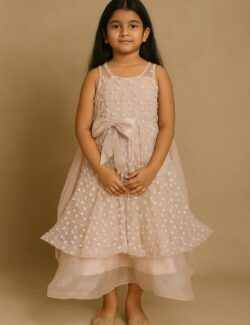 Blush Bloom Bow Dress