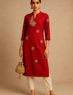 Hand-Painted Kurti set