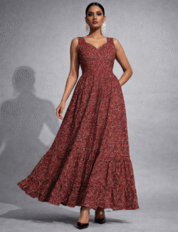 Floral Tiered Maxi Dress