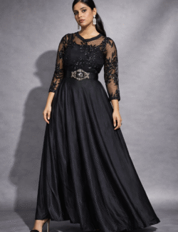 Midnight Grace Couture Gown