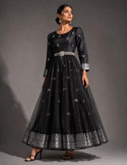 Midnight Noir Anarkali
